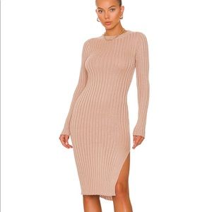 Revolve form-fitting sweater dress